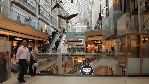 Eton Centre Toronto Stock Footage 87717415