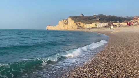 Etretat Beach Stock Footage 200931999