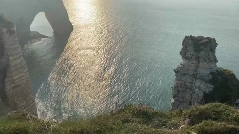 Etretat Cliffs Stock Footage 200932002