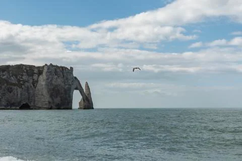 Etretat cliffs  Stock Photos
