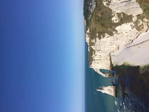 Etretat cliffs Stock Photos