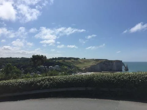 Etretat cliffs Stock Photos