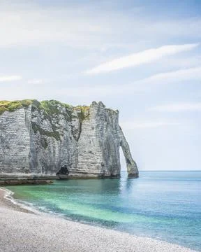 Etretat Cliffs Stock Photos