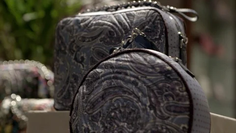ETRO Bag in Shop Video stock 91150089