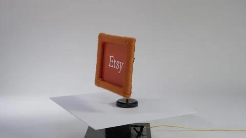 ETSY logo on white Stock Footage 160378400