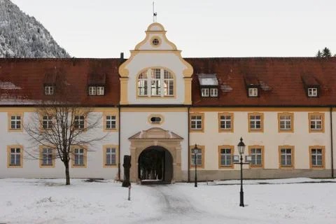 The Ettal Abbey Stock Photos