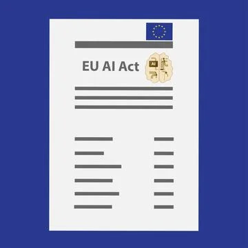 EU AI act Stock Illustration