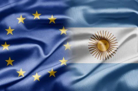 Eu and argentina Stock Illustration