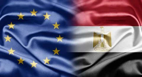 Eu and egypt Stock Illustration