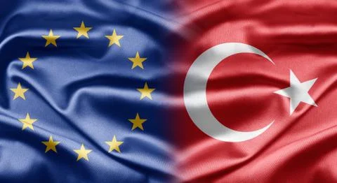 Eu and turkey Stock Illustration