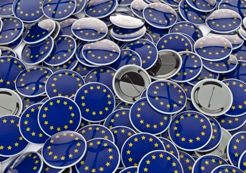 EU badges Stock-Illustration