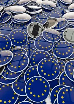 EU badges Stock-Illustration