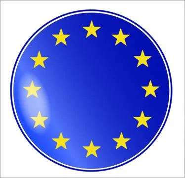 Eu button Stock Illustration
