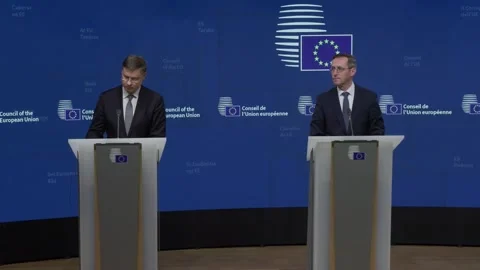 The EU countries agree that digital platforms will collect VAT in certain cases, Stock Footage 290787463