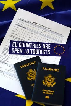 EU Countries are open to US Tourist Stock Photos