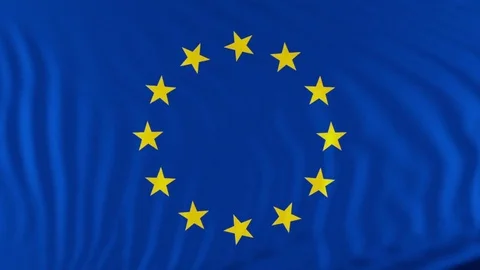 EU Divided Flag Stock-Footage 78699039