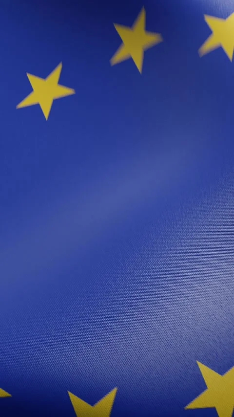 EU flag background Stock Footage 286415956