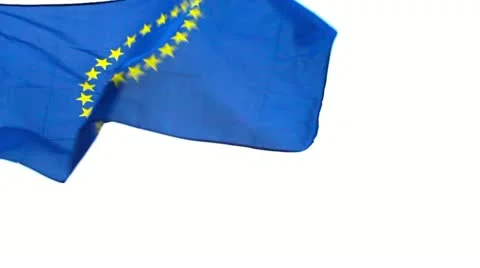 Eu flag Stock Footage 20599003