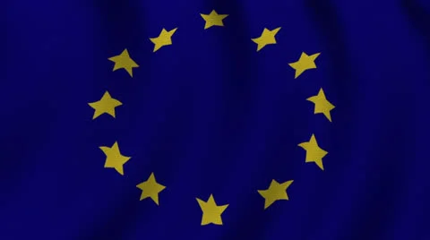 EU Flag Stock Footage 22698922