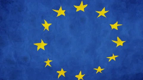 EU Flag Stock Footage 33707764