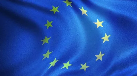 EU flag Stock Footage 46317093