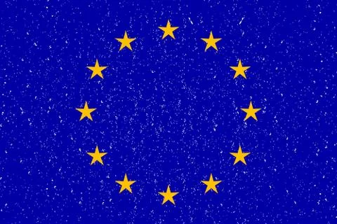 EU flag icon Stock Illustration