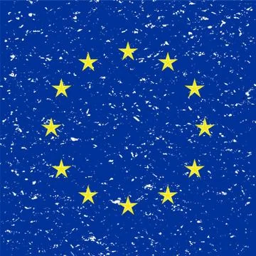 EU flag icon Stock Illustration