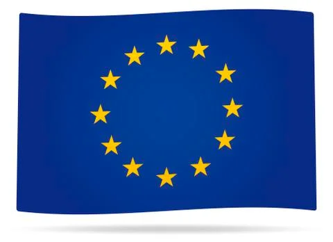 Eu flag Stock Illustration