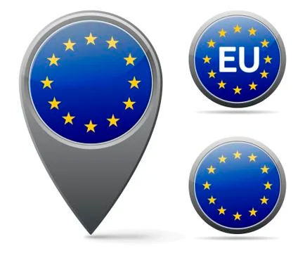 Eu flag Stock Illustration