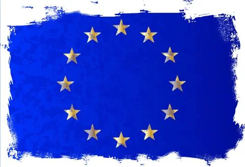 EU Flag Stock Illustration