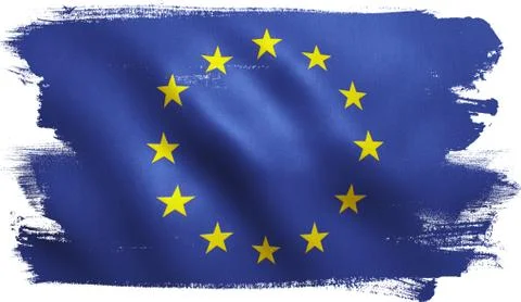 EU Flag Stock Illustration