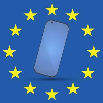 EU flag Stock Illustration