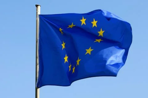 Eu flag Foto stock