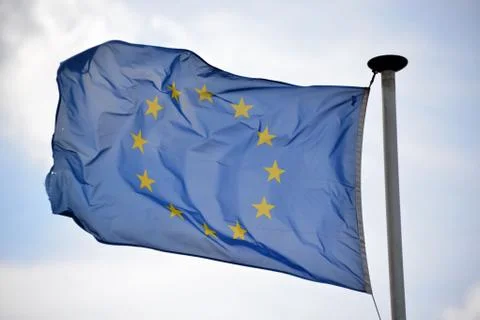 EU flag Fotos Stock