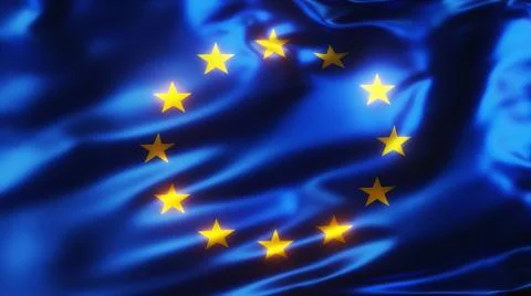 EU flag. Stock Photos