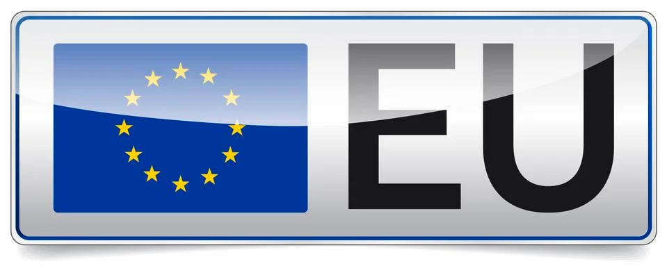 Eu flag sign Stock Illustration
