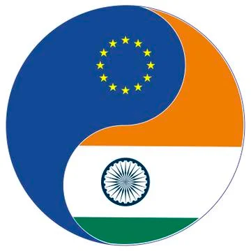 EU India Trade Stock-Illustration