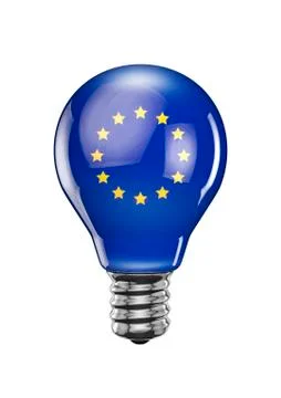 EU light bulb Stock-Illustration
