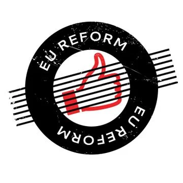 Eu Reform rubber stamp Stock Illustration