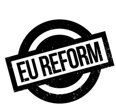 Eu Reform rubber stamp Stock Illustration