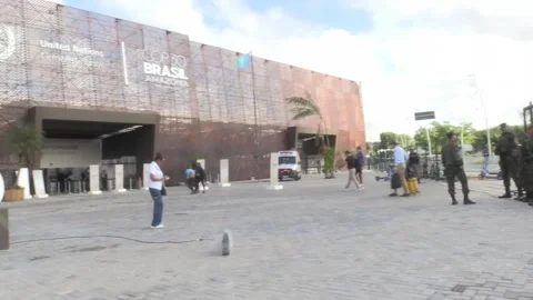 The EU supports the COP30 document, but criticizes the lack of ambition, Belém,  Stock-Footage 321612674