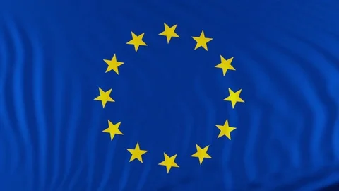 EU Turnaround Flag Stock-Footage 78701367