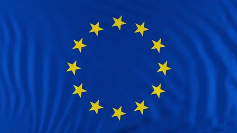 EU United Flag Stock-Footage 78698788