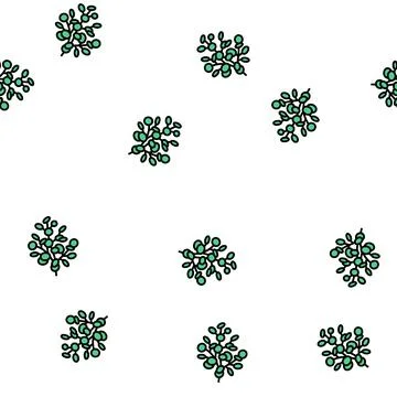 Eucalyptus aromatherapy color icon vector isolated illustration Stock Illustration