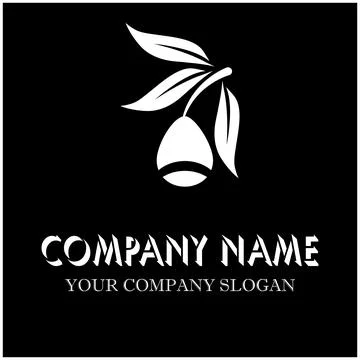 Eucalyptus leaves logo vector template Stock Illustration