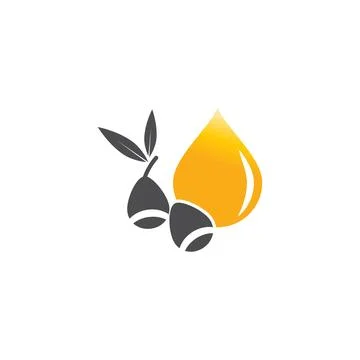 Eucalyptus leaves logo vector template Stock Illustration