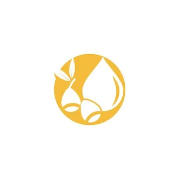 Eucalyptus leaves logo vector template Stock Illustration