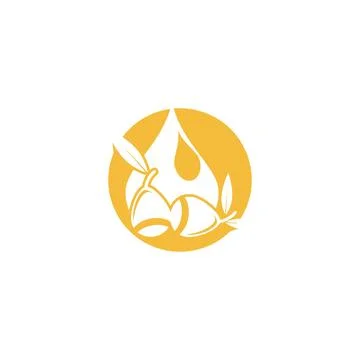 Eucalyptus leaves logo vector template Stock Illustration
