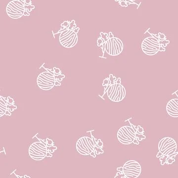Eucalyptus wood line seamless pattern 스톡 일러스트