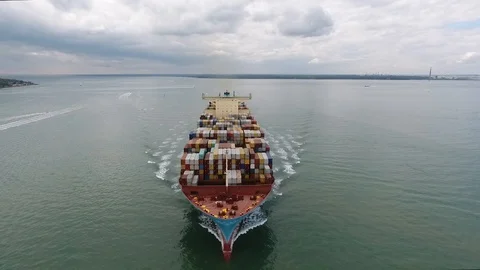 EUGEN MAERSK Stock Footage 88356610